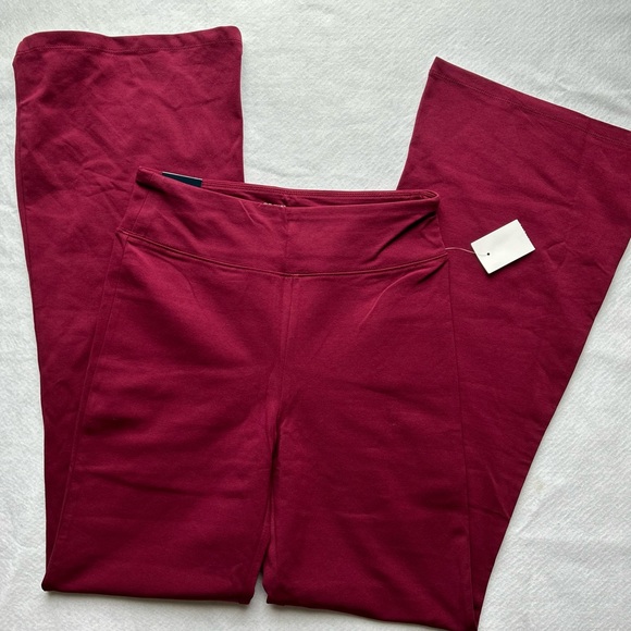 NWT J Crew full length leggings maroon size medium - Picture 2 of 7